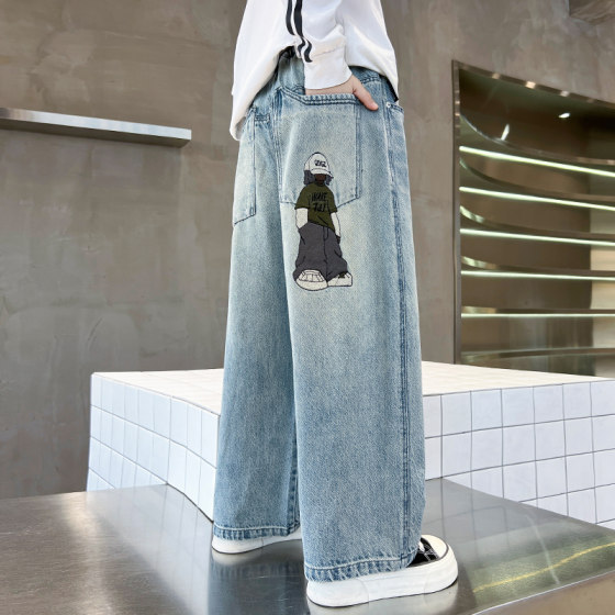 Boys jeans autumn clothing, medium-sized children's trendy boys' carrot pants simple children's clothing, classic scimitar pants trendy children's trendy
Boys jeans autumn clothing, medium-sized children's trendy boys' carrot pants simple children's clothing, classic scimitar pants trendy children's trendy