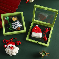 2025 New Christmas Tree Old Man Knitted Keychain Cute School Bag Small Pendant Decoration Children's Pendant Gift Box 2025 New Christmas Tree Old Man Knitted Keychain Cute School Bag Small Pendant Decoration Children's Pendant Gift Box