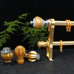 Thickened aluminum alloy Roman rod silent curtain rod single rod double rod curtain track rod bracket accessories Thickened aluminum alloy Roman rod silent curtain rod single rod double rod curtain track rod bracket accessories