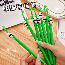 Cartoon Bamboo Panda-Shaped Gel Pen, Soft Rubber Shake Signature Pen, High-Value Cute Cartoon Student Prize Signature Pen, Exam Pen, Stationery, Office Gift Cartoon Bamboo Panda-Shaped Gel Pen, Soft Rubber Shake Signature Pen, High-Value Cute Cartoon Student Prize Signature Pen, Exam Pen, Stationery, Office Gift