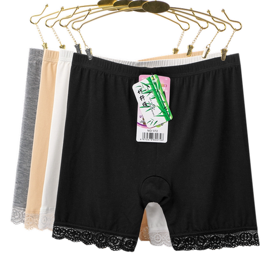 Moder can wear large size bottoming to prevent away light safety pants, female summer thin, non -rolled insurance shorts, fat mm Moder can wear large size bottoming to prevent away light safety pants, female summer thin, non -rolled insurance shorts, fat mm