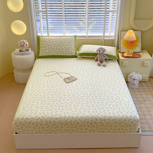 All-cotton Class A old coarse cloth cover single piece original cotton household mattress protective cover all seasons skin-friendly 
All-cotton Class A old coarse cloth cover single piece original cotton household mattress protective cover all seasons skin-friendly