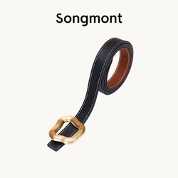 Songmont Women's Belt, Double-Sided, Freely Combinable with Pants, Designer New Model, Top Layer Cowhide Decorative Belt Songmont Women's Belt, Double-Sided, Freely Combinable with Pants, Designer New Model, Top Layer Cowhide Decorative Belt