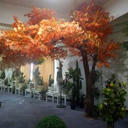 Manufacturer customized simulated plant red maple tree, artificial fiberglass maple tree, shopping mall landscape wishing tree, simulated maple tree Manufacturer customized simulated plant red maple tree, artificial fiberglass maple tree, shopping mall landscape wishing tree, simulated maple tree