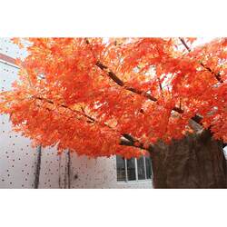 Factory direct sales of simulated plants, fiberglass, simulated red maple trees, processing of various indoor and outdoor column artificial trees Factory direct sales of simulated plants, fiberglass, simulated red maple trees, processing of various indoor and outdoor column artificial trees