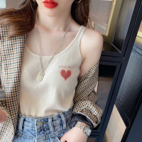 白色针织吊带小背心女2025夏季新款外穿法式独特高级修身短款上衣