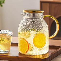 Cold Water Pitcher for Home Use, Large Capacity Tea Pitcher, High-Temperature Resistant Glass Water Pitcher Set, Boiled Water Cup, Juice Pitcher Cold Water Pitcher for Home Use, Large Capacity Tea Pitcher, High-Temperature Resistant Glass Water Pitcher Set, Boiled Water Cup, Juice Pitcher