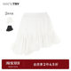wana try black background and white dot hem asymmetric ultra-short fluffy skirt containing shorts 2025 summer new women's skirt wana try black background and white dot hem asymmetric ultra-short fluffy skirt containing shorts 2025 summer new women's skirt