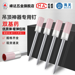 High-Power Integrated Silencer Nail Gun for Ceiling Installation, Special Extended Nails for Wire Duct Decoration and Fixing High-Power Integrated Silencer Nail Gun for Ceiling Installation, Special Extended Nails for Wire Duct Decoration and Fixing