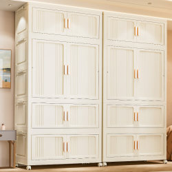 Simple Children's Wardrobe, Foldable Storage Cabinet, Large Capacity Double-Door Storage Cabinet, Miscellaneous Storage Cabinet, Clothing Organizing Storage Cabinet Simple Children's Wardrobe, Foldable Storage Cabinet, Large Capacity Double-Door Storage Cabinet, Miscellaneous Storage Cabinet, Clothing Organizing Storage Cabinet