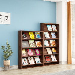 Solid Wood Children's Bookshelf, Floor-Standing Picture Book Rack, Multi-Layer Storage Magazine Rack, Simple Book and Newspaper Rack, Newspaper Rack Solid Wood Children's Bookshelf, Floor-Standing Picture Book Rack, Multi-Layer Storage Magazine Rack, Simple Book and Newspaper Rack, Newspaper Rack