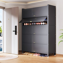 Large Capacity Steel Shoe Cabinet for Home Entrance, Dustproof Shoe Rack, Integrated Multi-Layer Storage Cabinet for Entryway Large Capacity Steel Shoe Cabinet for Home Entrance, Dustproof Shoe Rack, Integrated Multi-Layer Storage Cabinet for Entryway