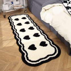 Creamy style bedroom bedside carpet bedside carpet long bedside floor mat plush master bedroom bay window mat sofa tea table mat Creamy style bedroom bedside carpet bedside carpet long bedside floor mat plush master bedroom bay window mat sofa tea table mat