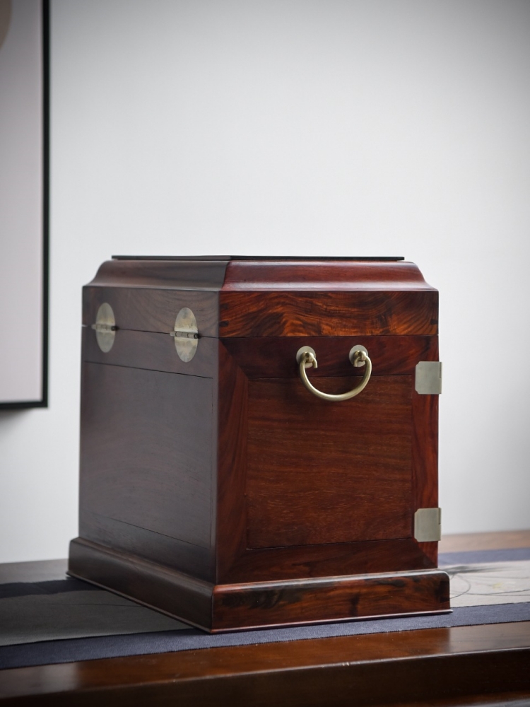 赤木（ローズウッド）ジュエリーボックス - 無垢材文化収納