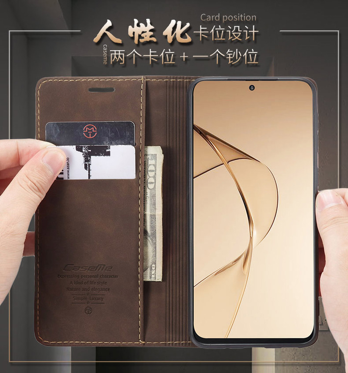 Vintage Wallet S24, S24 Plus, S24 Ultra Folio Flip Business Samsung Phone Case
