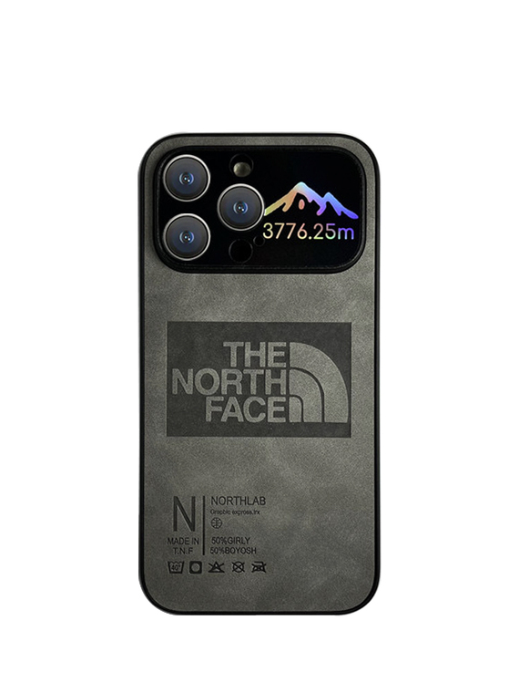 The North Face Charcoal Mountain Altitude iPhone Case