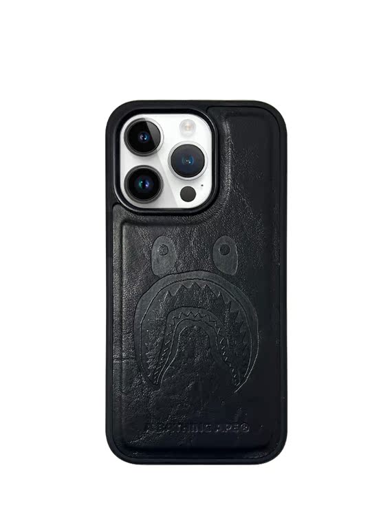 A Bathing Ape New MagSafe Leather High End Premium 15, 14, 13 iPhone Case