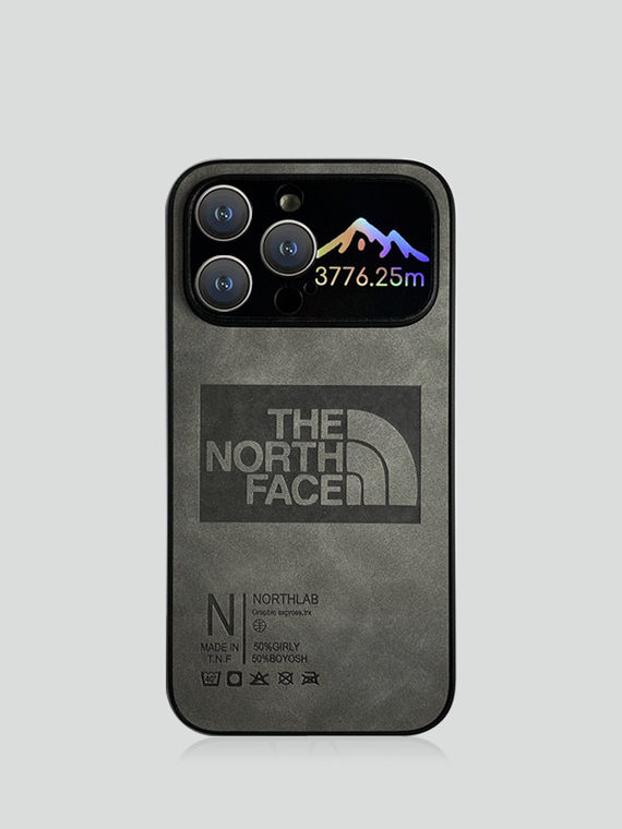 The North Face Charcoal Mountain Altitude iPhone Case