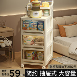 Japanese Baby Product Storage Rack, Small Cart, Snack and Toy Storage Cabinet, Movable Baby Drawer, Bedroom Storage Japanese Baby Product Storage Rack, Small Cart, Snack and Toy Storage Cabinet, Movable Baby Drawer, Bedroom Storage
