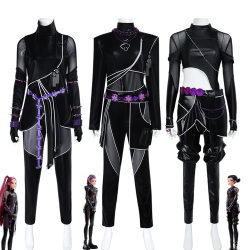 K-POP witch hunter group cos demon hunter Rumi Mirazoi two-dimensional cosplay costume K-POP witch hunter group cos demon hunter Rumi Mirazoi two-dimensional cosplay costume