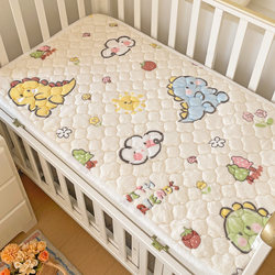 Milk Velvet Kindergarten Bed Protector Children's Mattress Pad Autumn and Winter Baby Pad Quilt Spliced Bed Mat Machine Washable Milk Velvet Kindergarten Bed Protector Children's Mattress Pad Autumn and Winter Baby Pad Quilt Spliced Bed Mat Machine Washable