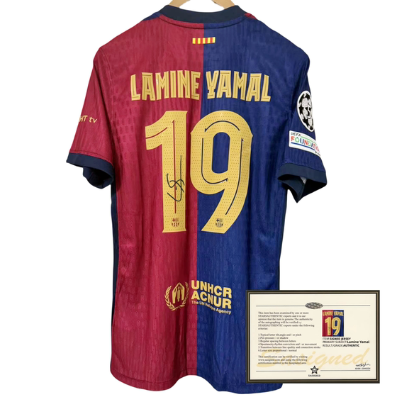 24-25 Barcelona Yamal's signature jersey football jersey 24-25 Barcelona Yamal's signature jersey football jersey