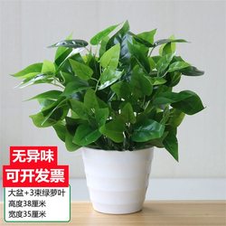 Artificial Plants, Fake Green Plants, Artificial Flower Decorations, Plastic Ornaments for Internet Cafes, Living Rooms, Bedrooms, Hotels, Clubs, Green Radish Potted Plants Artificial Plants, Fake Green Plants, Artificial Flower Decorations, Plastic Ornaments for Internet Cafes, Living Rooms, Bedrooms, Hotels, Clubs, Green Radish Potted Plants