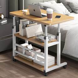 Bedside table movable lifting computer desk student simple desk home bedroom small table lazy sofa side Bedside table movable lifting computer desk student simple desk home bedroom small table lazy sofa side
