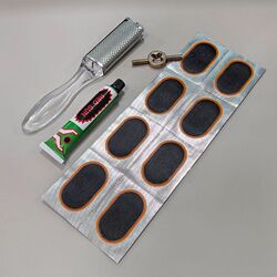 Tire patch glue inner tube repair patch film tire patch tool set bicycle motorcycle electric vehicle tire patch glue Tire patch glue inner tube repair patch film tire patch tool set bicycle motorcycle electric vehicle tire patch glue
