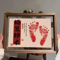 Baby's hand and footprints for one year old, one month, one day, baby handprints, footprints, souvenirs, weekly photo frame, ritual sense of newborn Baby's hand and footprints for one year old, one month, one day, baby handprints, footprints, souvenirs, weekly photo frame, ritual sense of newborn