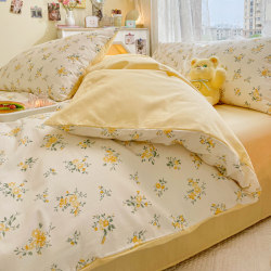Pure Cotton Duvet Cover Single Piece 180X200X230 Double Duvet Cover 100% Cotton Single Simple Style 1.5m Spring/Summer Quilt Cover Pure Cotton Duvet Cover Single Piece 180X200X230 Double Duvet Cover 100% Cotton Single Simple Style 1.5m Spring/Summer Quilt Cover
