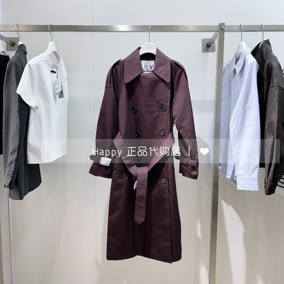 Domestic Purchase LILY/Lili 25th Autumn 125350C1511 Large Lapel Korean Style Waist Lace Loose Wind Coat
Domestic Purchase LILY/Lili 25th Autumn 125350C1511 Large Lapel Korean Style Waist Lace Loose Wind Coat