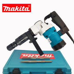 Makita Hm0810 Electric Chisel, High-Power Industrial-Grade Hexagonal Handle, Handheld Slotting Tool, Professional Wall Chipping and Stone Drilling Makita Hm0810 Electric Chisel, High-Power Industrial-Grade Hexagonal Handle, Handheld Slotting Tool, Professional Wall Chipping and Stone Drilling