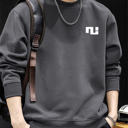 2025 new autumn and winter 440g cotton sweatshirt men's American long-sleeved T-shirt men's trendy 2025 new autumn and winter 440g cotton sweatshirt men's American long-sleeved T-shirt men's trendy