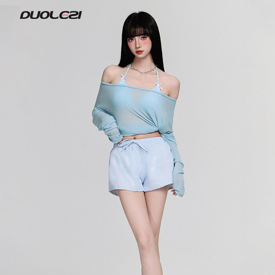 Duolozi 2025 new split swimsuit for women with high-end hot spring pure sexy seaside vacation sun protection swimsuit
Duolozi 2025 new split swimsuit for women with high-end hot spring pure sexy seaside vacation sun protection swimsuit