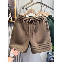Three-stripes high-end outer wear sports casual shorts men's pants summer loose five-point pants American basketball Three-stripes high-end outer wear sports casual shorts men's pants summer loose five-point pants American basketball