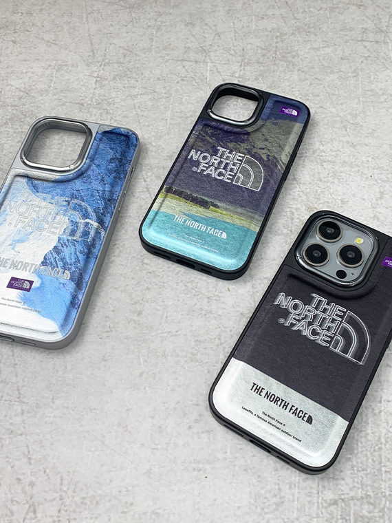 The North Face Fashionable15Phone Electroplated Synthetic Leather 15, 14, 13 iPhone Case