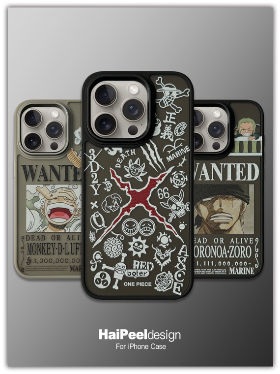 One Piece Anime Zorro Luffy 15, 14, 13, 12, 11 iPhone Case