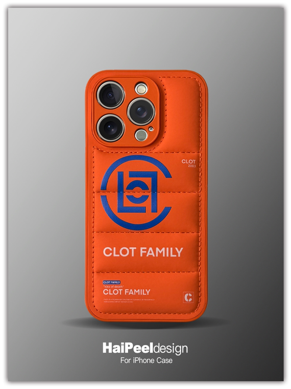 CLOT Family New Puffy Puffer Down Jacket 15, 14, 13, 12 iPhone Case