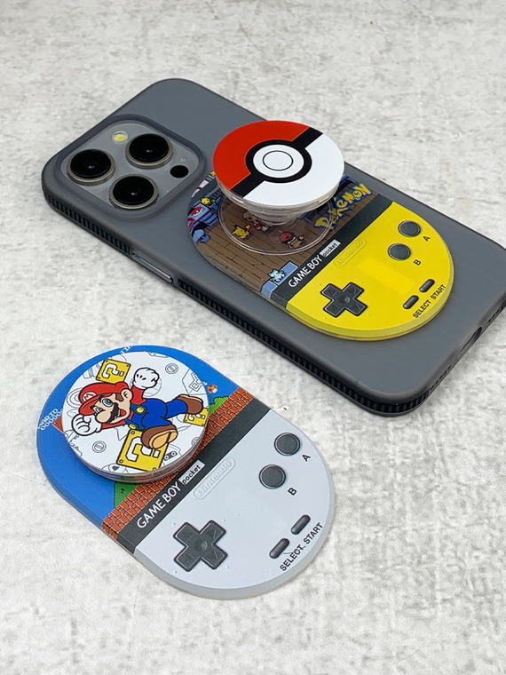 Cartoon Nintendo Rick N Morty Mario Removable Suction Cap – MagSafe Magnetic Ring Finger Holder Kickstand – Accessories – 15