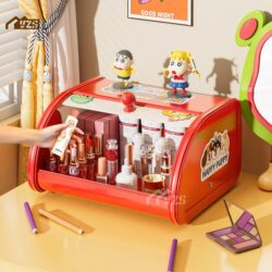 Dopamine Cosmetics Storage Box, Dressing Table Lipstick and Skin Care Product Storage Rack, Dopamine Desktop Storage Organizer Box Dopamine Cosmetics Storage Box, Dressing Table Lipstick and Skin Care Product Storage Rack, Dopamine Desktop Storage Organizer Box