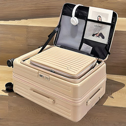 Extra-Large Capacity New Multifunctional Side-Opening Suitcase for Women 20inch Expandable Carry-On Suitcase for Men Trolley Suitcase Travel Suitcase Extra-Large Capacity New Multifunctional Side-Opening Suitcase for Women 20inch Expandable Carry-On Suitcase for Men Trolley Suitcase Travel Suitcase