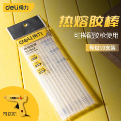 Deli Handmade High-Viscosity Strong Hot Melt Glue Sticks, Plastic Electric Hot Melt Glue Sticks, Hot Melt Glue Tools Deli Handmade High-Viscosity Strong Hot Melt Glue Sticks, Plastic Electric Hot Melt Glue Sticks, Hot Melt Glue Tools