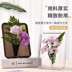 Japanese Transparent Photo Frame Vase, Light Luxury, Creative Nordic Minimalist Artistic Style, Desktop Ornament, Hydroponic Flower Vase Japanese Transparent Photo Frame Vase, Light Luxury, Creative Nordic Minimalist Artistic Style, Desktop Ornament, Hydroponic Flower Vase