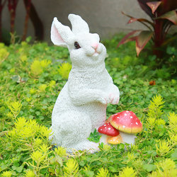 Courtyard Garden Decoration Small Rabbit Figurine Outdoor Realistic Animal Sculpture Lawn Landscaping Arrangement Kindergarten Greening Courtyard Garden Decoration Small Rabbit Figurine Outdoor Realistic Animal Sculpture Lawn Landscaping Arrangement Kindergarten Greening