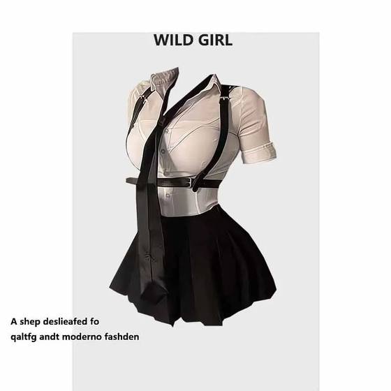 American JK uniform pure waist slim short sleeve shirt pleated short skirt hot girl waist cloak vest three-piece set women
American JK uniform pure waist slim short sleeve shirt pleated short skirt hot girl waist cloak vest three-piece set women