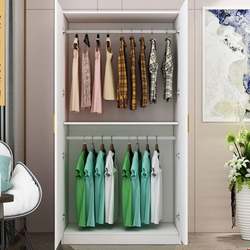 Two-Door Wardrobe Upper and Lower Double-Layer Fully Hanging Home Bedroom 60 Wide 80cm Long Hanging Large Clothes Area Simple Wardrobe Two-Door Wardrobe Upper and Lower Double-Layer Fully Hanging Home Bedroom 60 Wide 80cm Long Hanging Large Clothes Area Simple Wardrobe