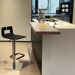 Alo Modern Casual Bar Chair Designer Lift High Chair Light Luxury Stainless Steel Rotating Bar Stool Front Desk Chair Alo Modern Casual Bar Chair Designer Lift High Chair Light Luxury Stainless Steel Rotating Bar Stool Front Desk Chair