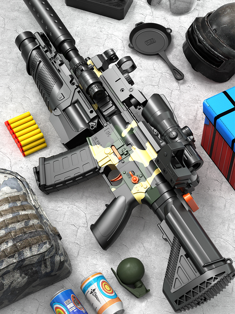 Baiyinmt M416 電動ソフト弾銃 - おもちゃのアサルトライフル