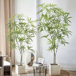 Internet celebrity fake green plant peacock wood artificial simulation plant indoor large floor-standing decorative ornaments artificial fake tree potted plant Internet celebrity fake green plant peacock wood artificial simulation plant indoor large floor-standing decorative ornaments artificial fake tree potted plant